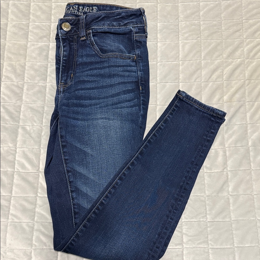 American Eagle Outfitters Jegging Dark Blue Jeans